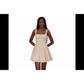 Women's Elegant Festive Knee-Length Swing Party.
