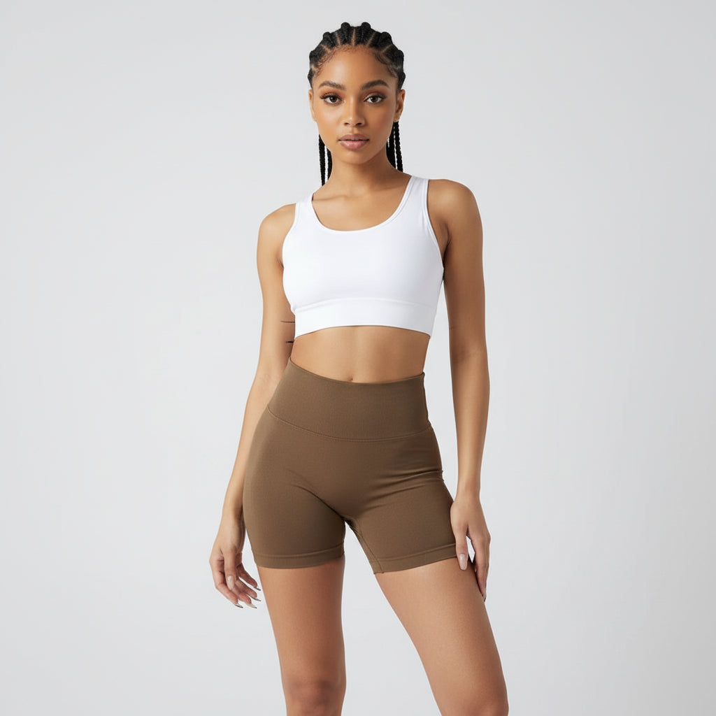 Sport Studio Wide Waistband Legging Shorts.