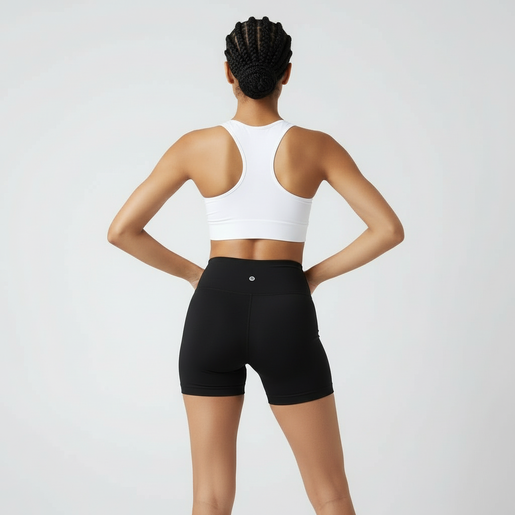 Sport Studio Wide Waistband Legging Shorts.
