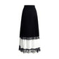 Summer Flowy Hem Pleated Skirt.