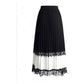 Summer Flowy Hem Pleated Skirt.