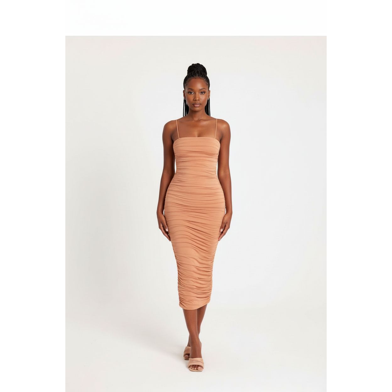 Spaghetti Strap Adjustable Dress.