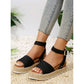 Summer Beach Platform Heel Sandals Open Toe Shoe.
