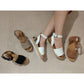 Summer Beach Platform Heel Sandals Open Toe Shoe.
