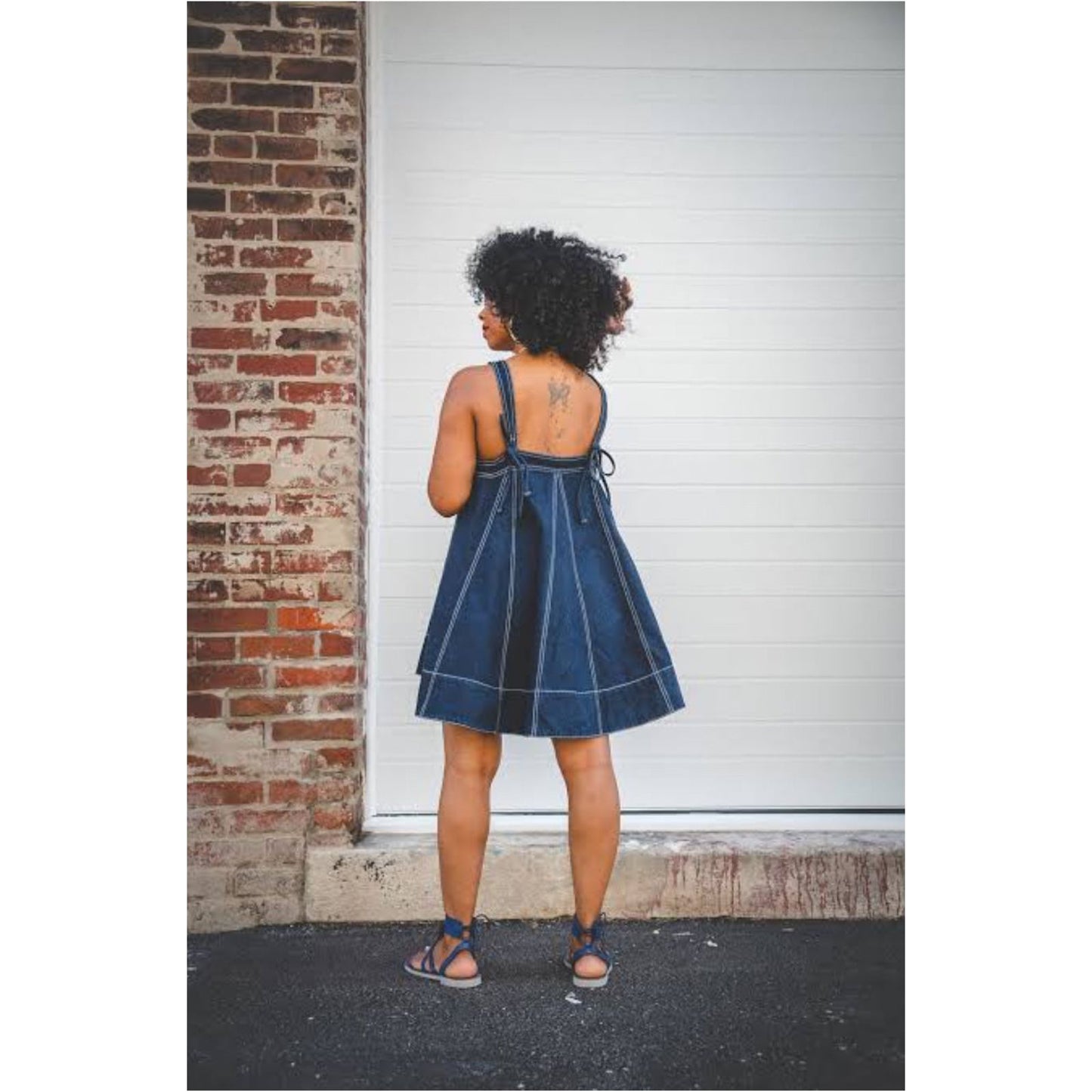 Tank Denim Mini Dress.