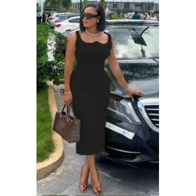 Sleeveless Bandage Bodycon Elegant Dress