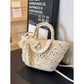 Cute Straw Décor colors handbag.
