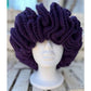 Crochet Pleated Ruffles Knitted Hat