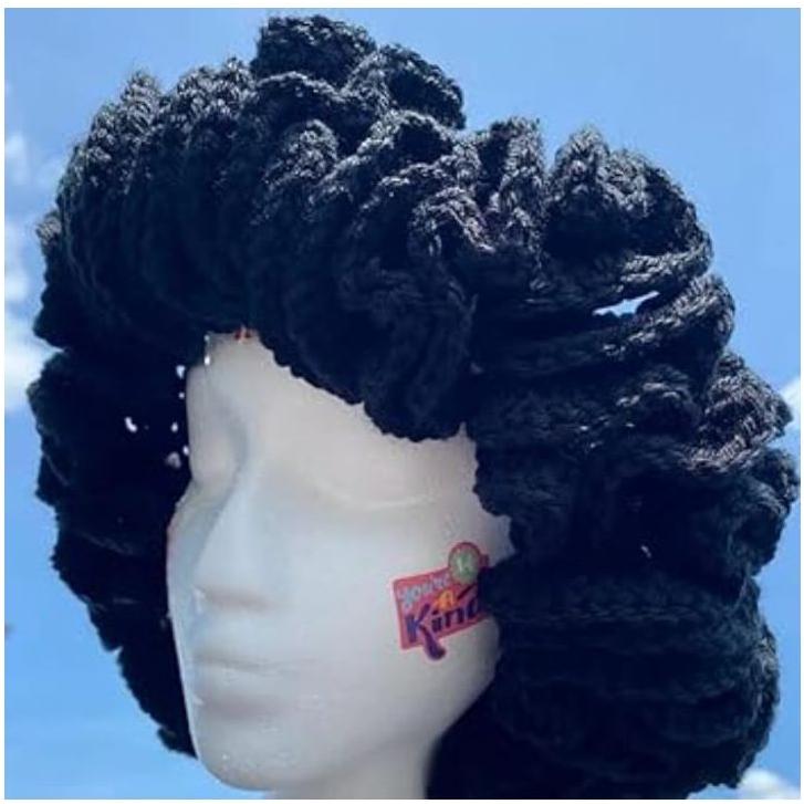 Crochet Pleated Ruffles Knitted Hat