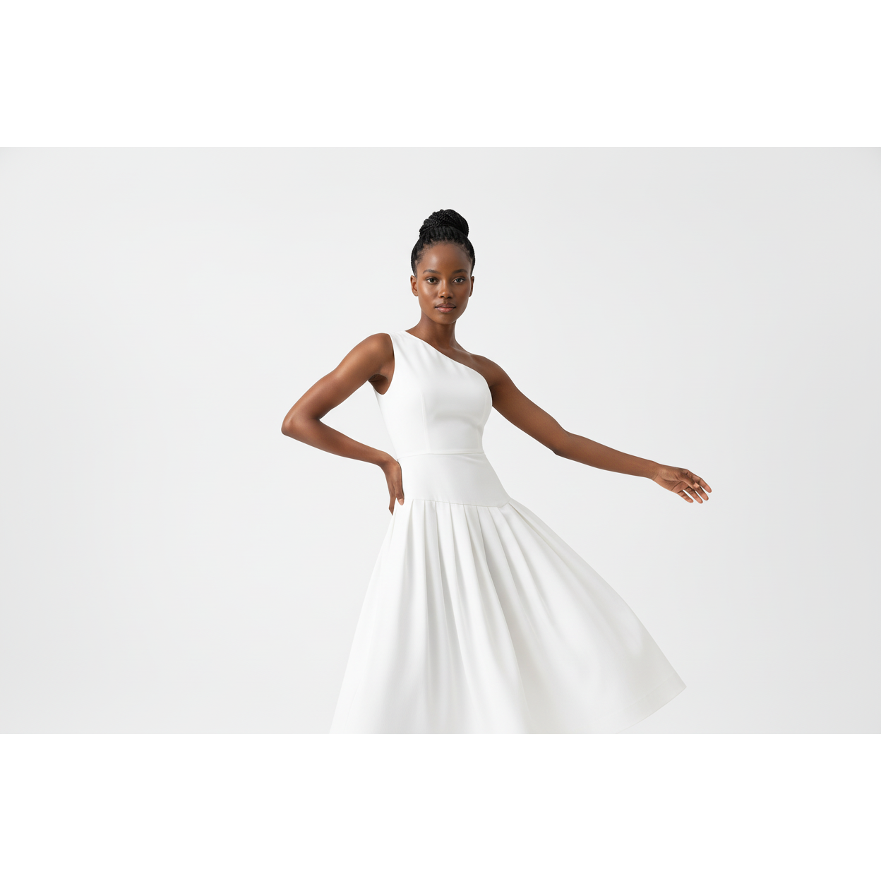 O-Neck Short Sleeve Patchwork Long Dress