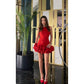Stylish Sweet Ruffled Mini Dress No