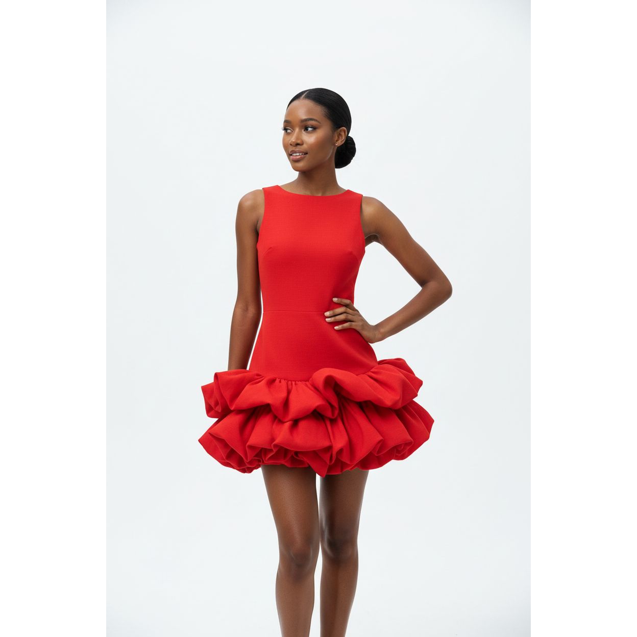 Stylish Sweet Ruffled Mini Dress No – YELLOW SUB TRADING