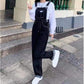 Casual Stretch Adjustable Denim Bib Overalls Cargo Jeans Jumpsuit