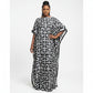 African Dashiki Abaya Print Design Loose Long Dress