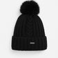 Warm Winter Hat with Faux Fur Bobble Beanie Hat