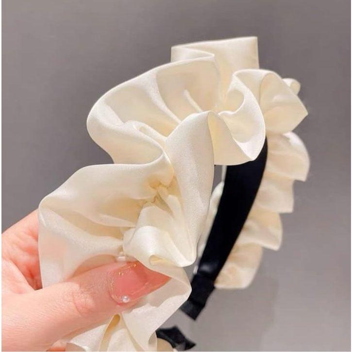 Headband Girls Hairband Pleated Hair Hoop