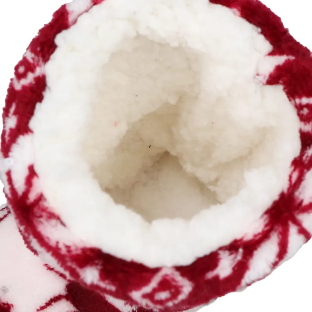 High Warm Non-slip Rubber Sole Thick Shoe Socks