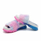 Rainbow Plush Women Fur Slippers