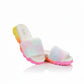 Rainbow Plush Women Fur Slippers