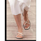 Women's Strappy Flat Slide Sandals