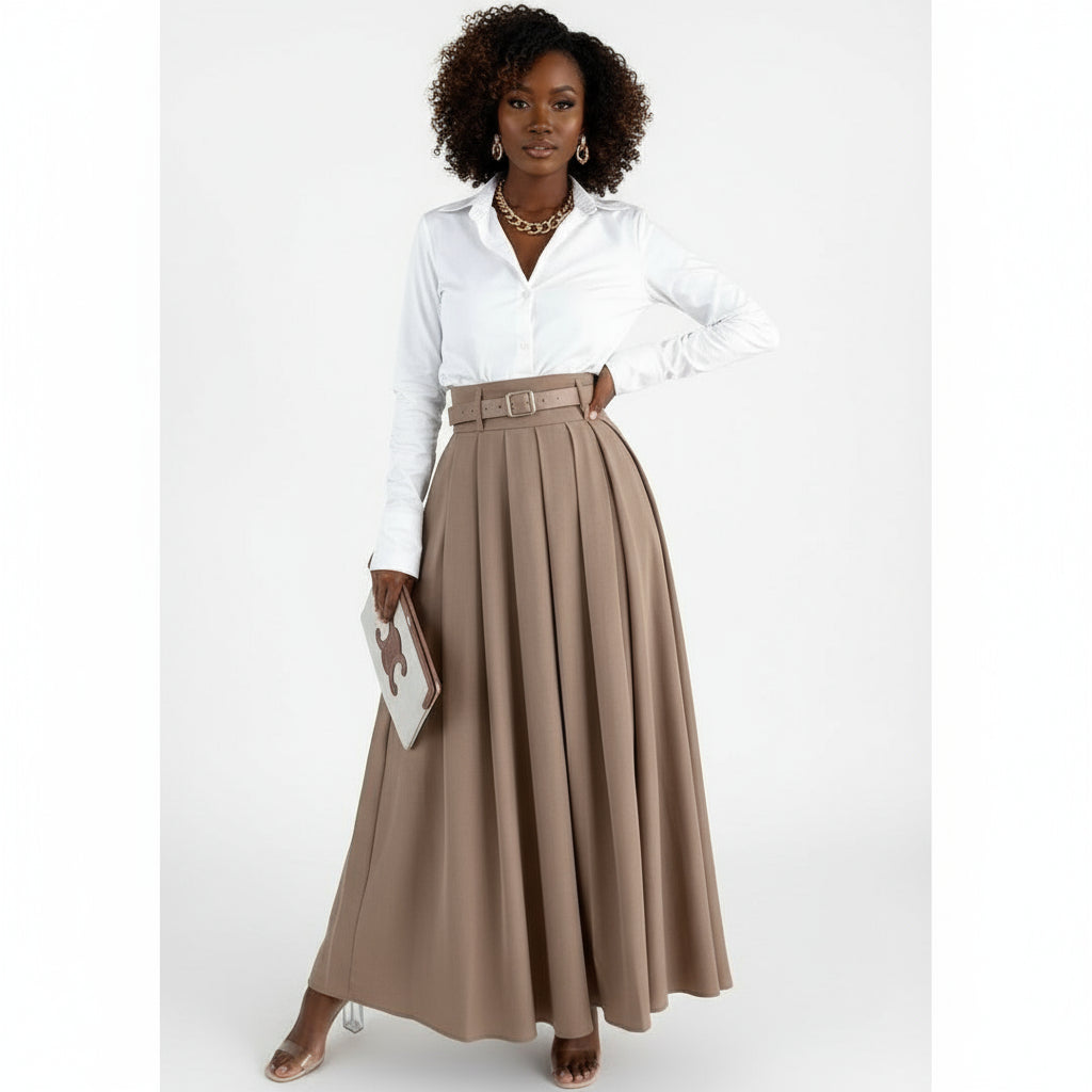High Waisted  Umbrella Skirt.