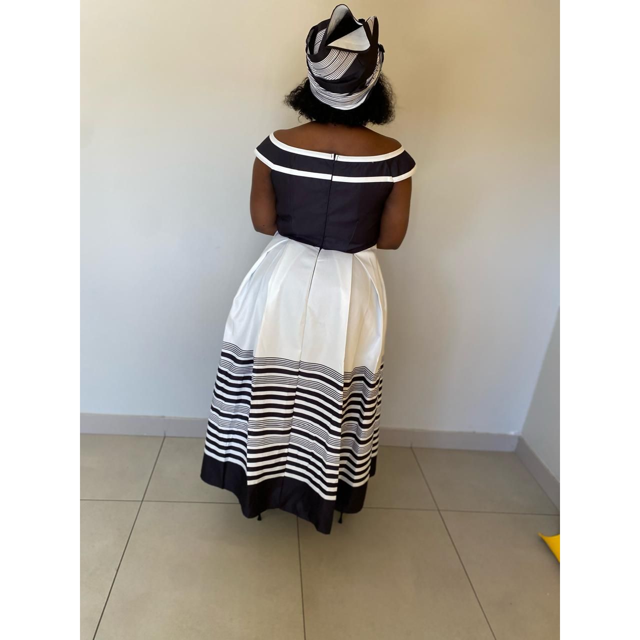 Off Shoulder Xhosa Dress
