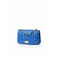 Mini Twist Lock Design Textured Flap Square Bag