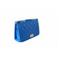 Mini Twist Lock Design Textured Flap Square Bag