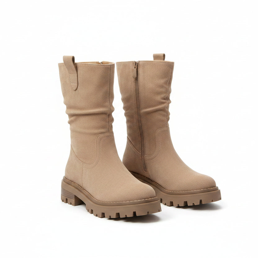 Vintage Suede Ankle Boots
