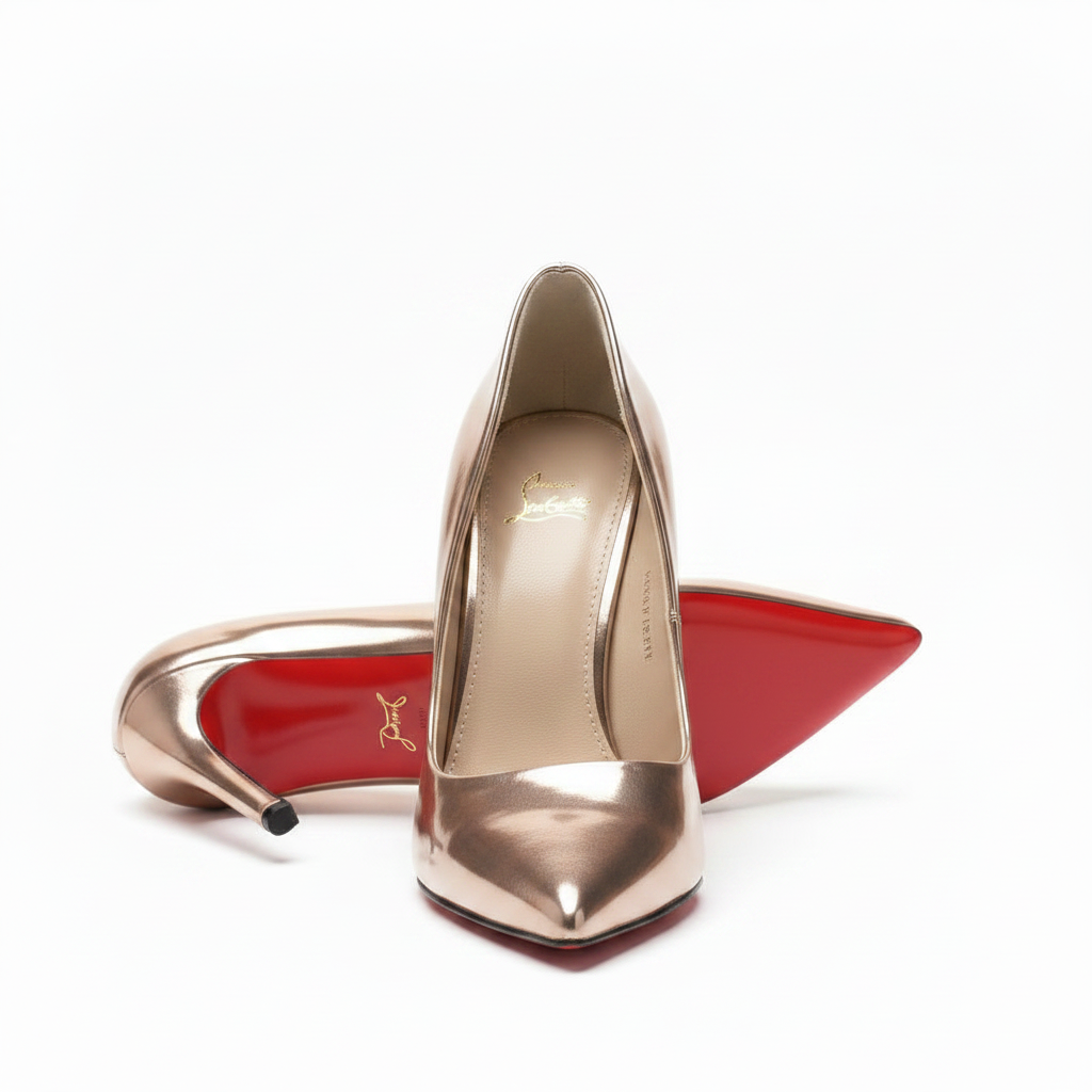 Red bottom stiletto Heel Pumps.