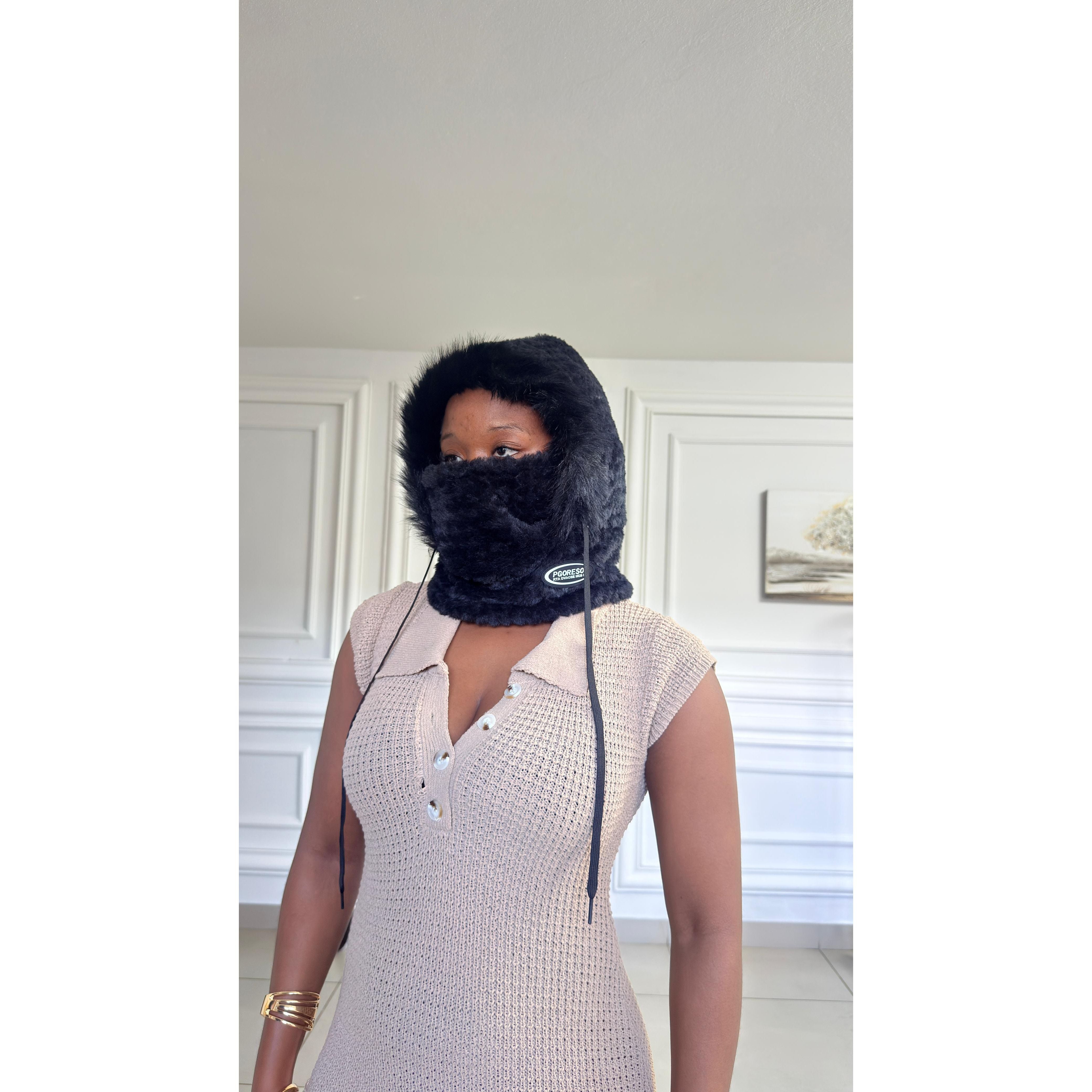 Winter Faux Fur Balaclava Hood | Yellow Sub Trading – YELLOW SUB
