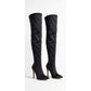 Pointed Toe Thigh High Boots
