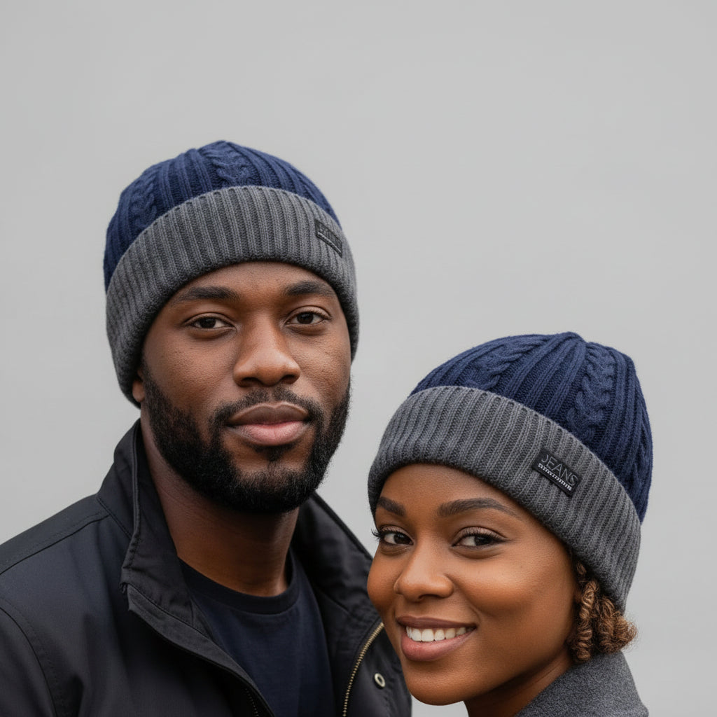 Unisex Cuffed Winter Beanies