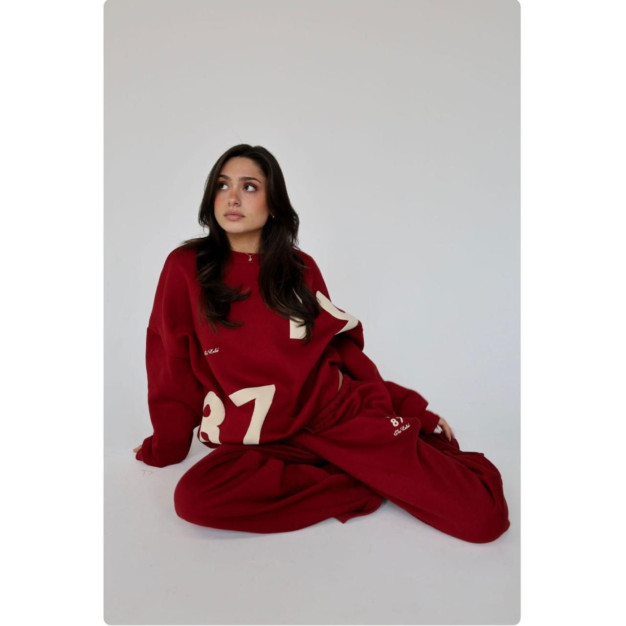 1987 Loose-Fit Sweater & Straight-Leg Pants Set