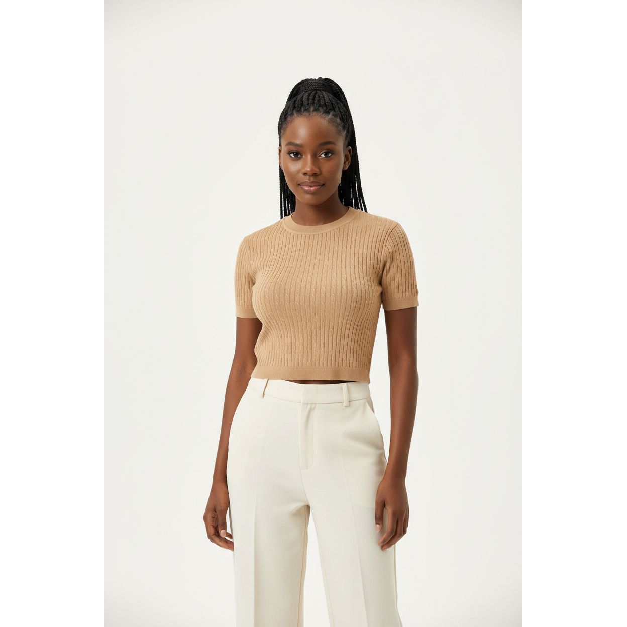 Short Sleeve Cap Sleeve Sweater