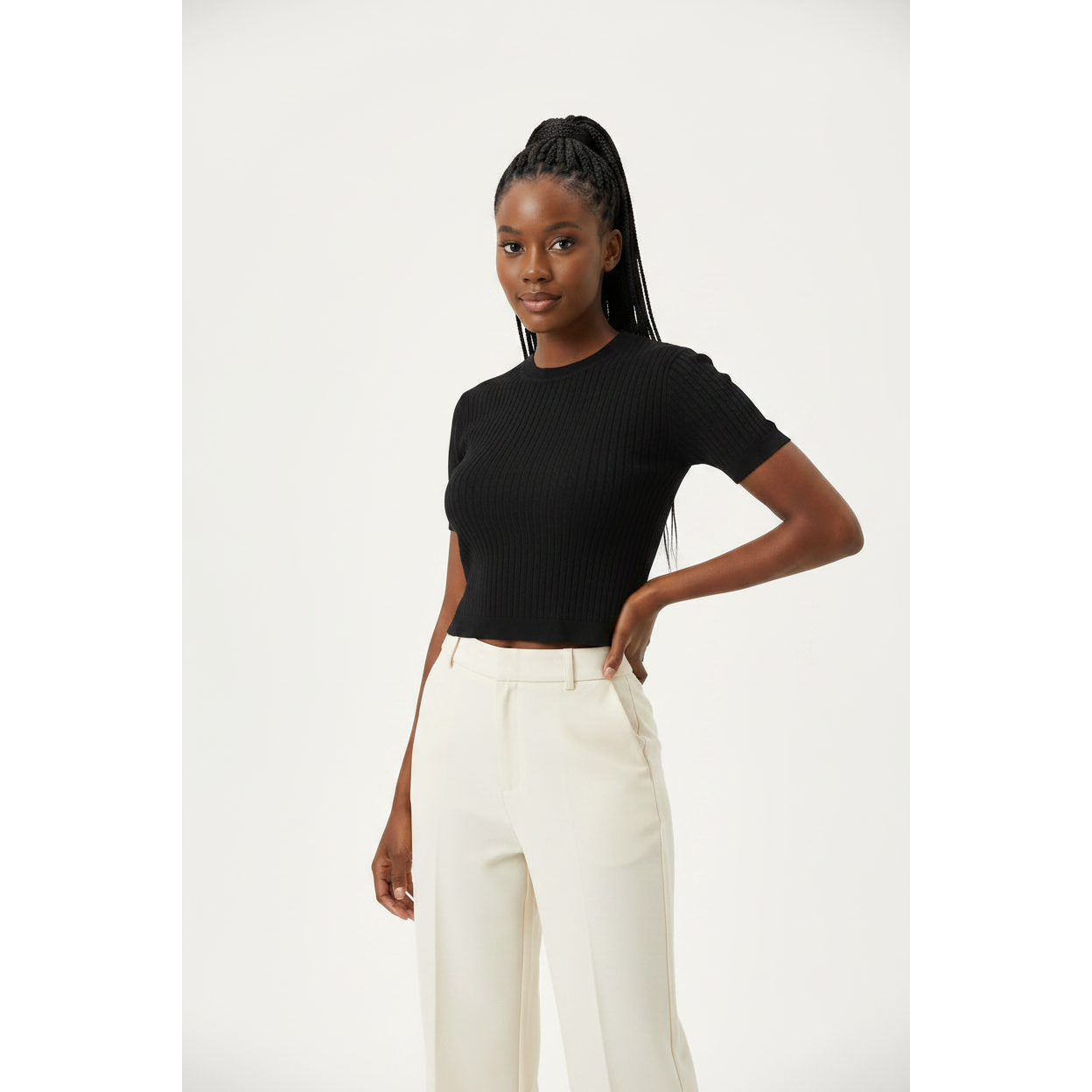 Short Sleeve Cap Sleeve Sweater