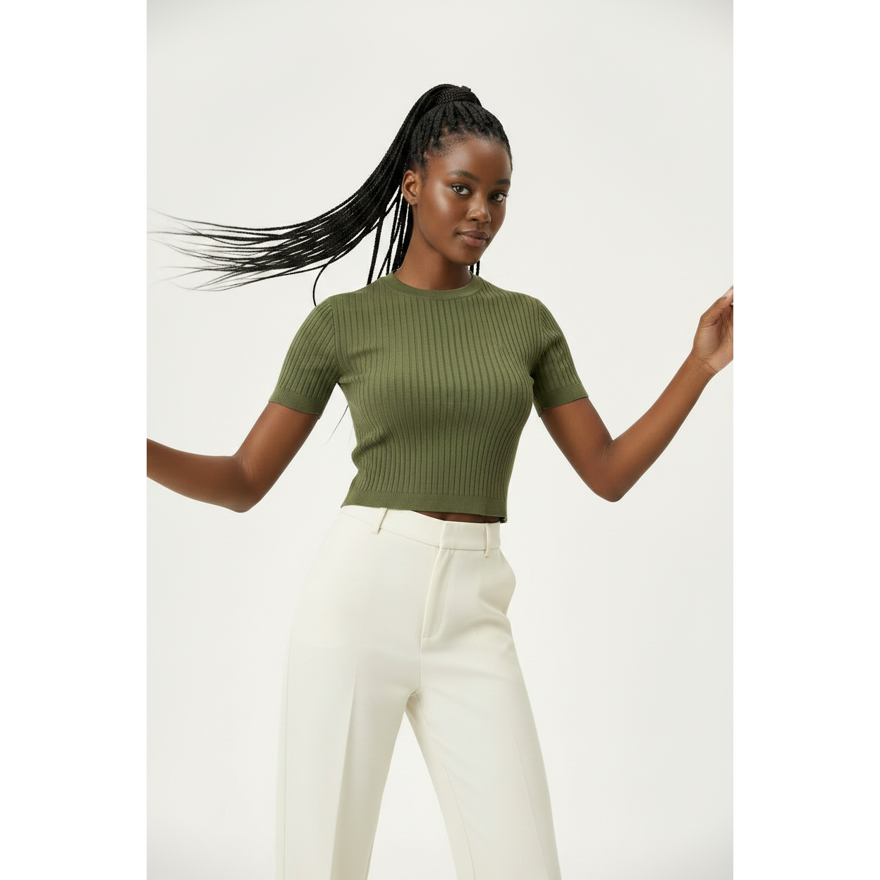 Short Sleeve Cap Sleeve Sweater