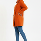 Turn-Down Collar Coat