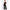 Black High Waist Rhinestone Embellished Wide-Leg Jeans