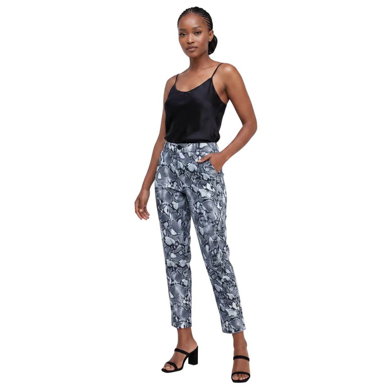 Wide Leg Printed Pant
