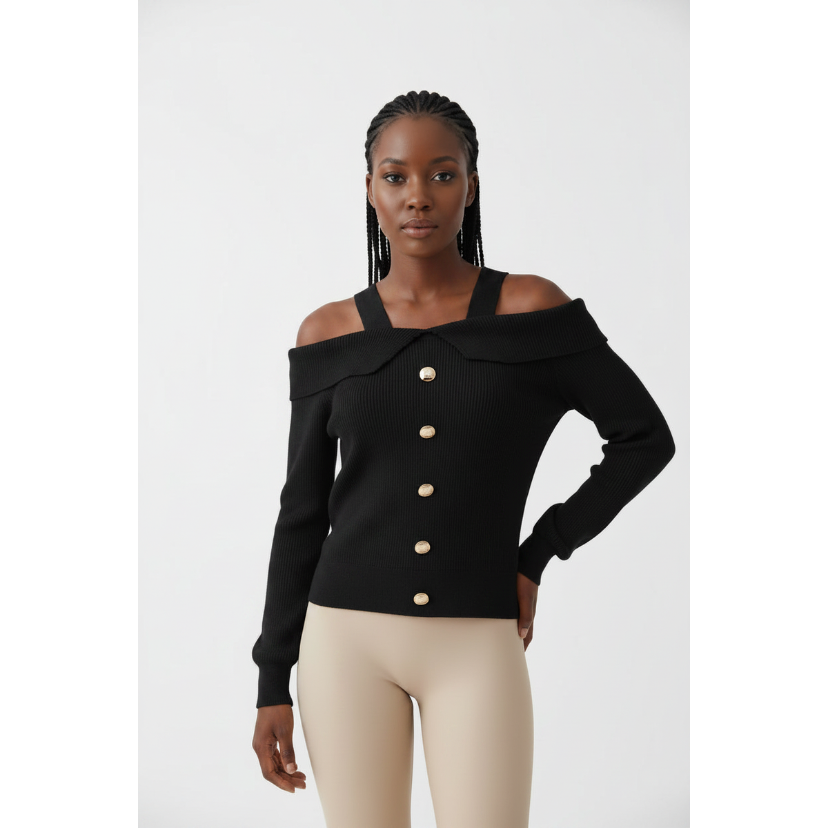 Off The Shoulder Jersey – Women's Casual Tops