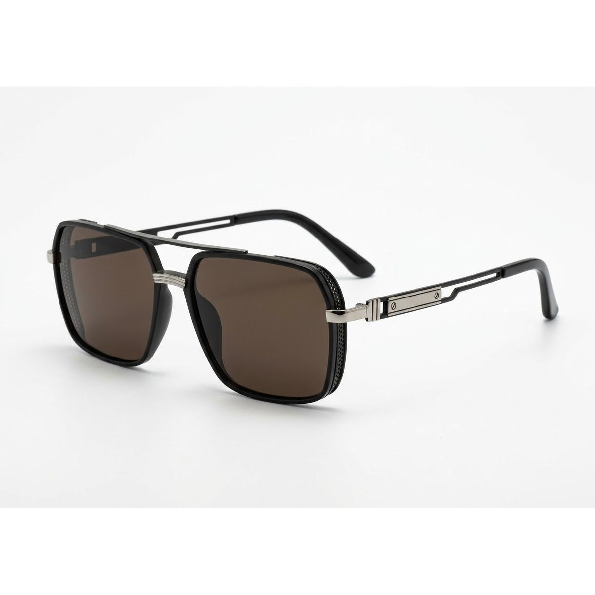 Navigator Metal Sunglasses with Tinted Lenses