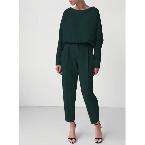 Rene Rofe Women's 2-Piece Ultra Soft Fleece Lounge Set - Long Sleeve Top & Pant Pajama Set - Holiday Pajama Gift - View #3