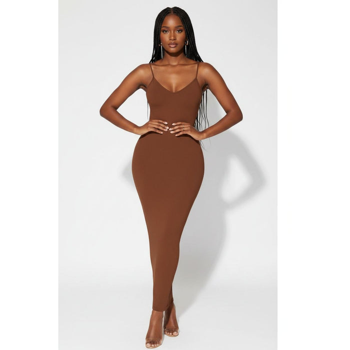 Sexy Sleeveless Bodycon Dress — YELLOW SUB TRADING