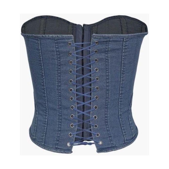 Sexy Denim Corset Top