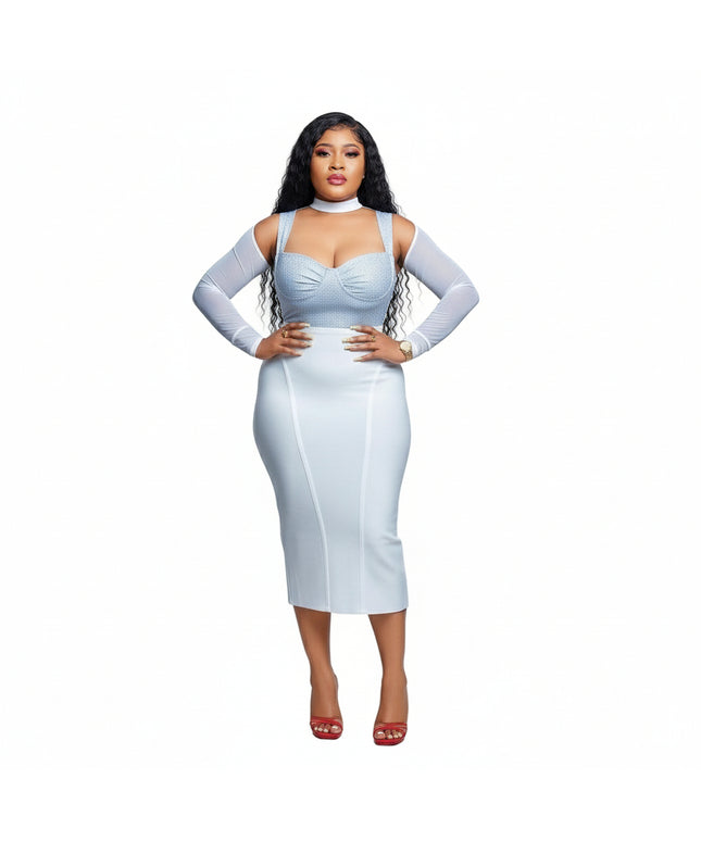 New Winter Butterfly Long Sleeve Bandage Dress Women Sexy Off Shoulder Celebrity Evening Runway Bodycon Party Dresses main image 1