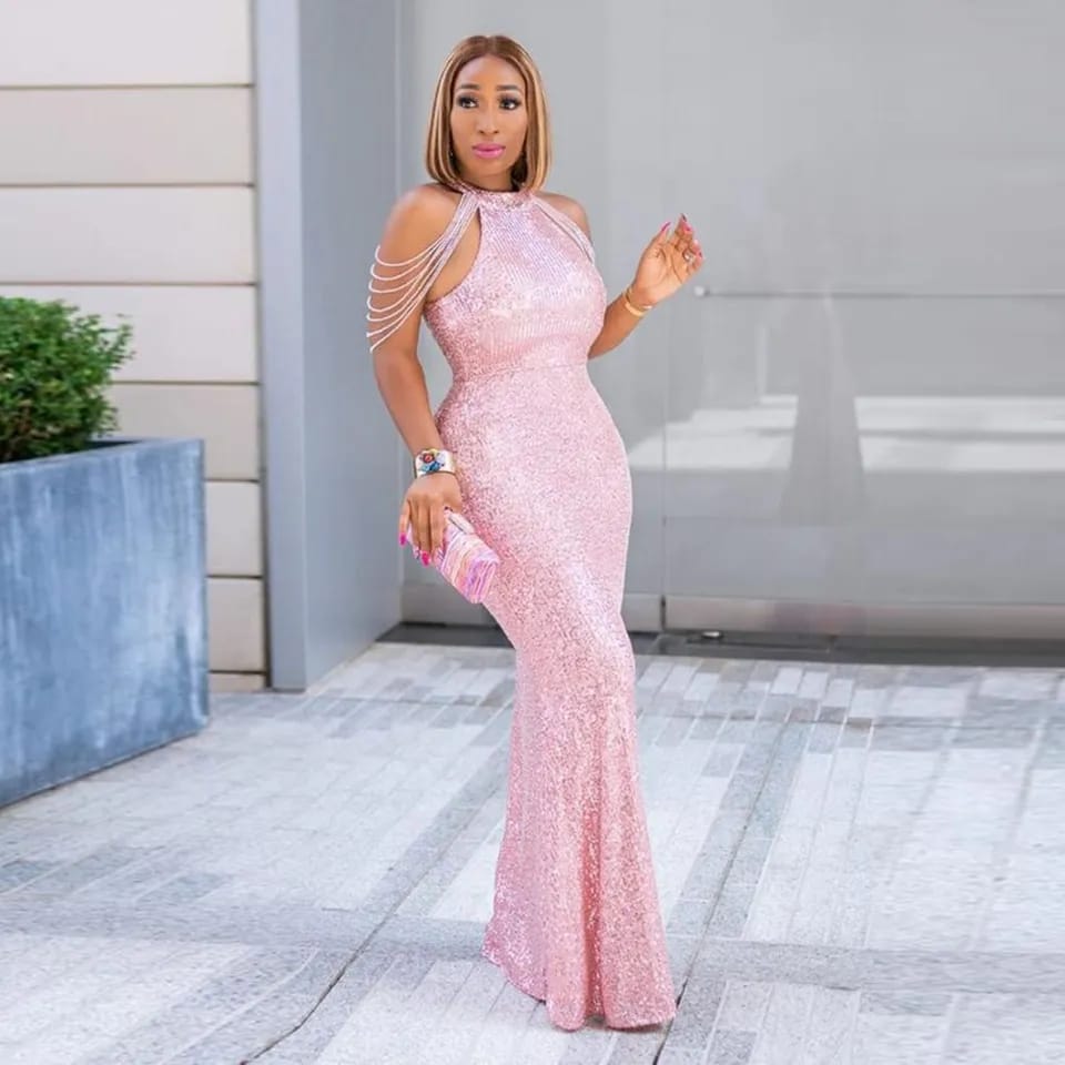Sequin Long Party Dress