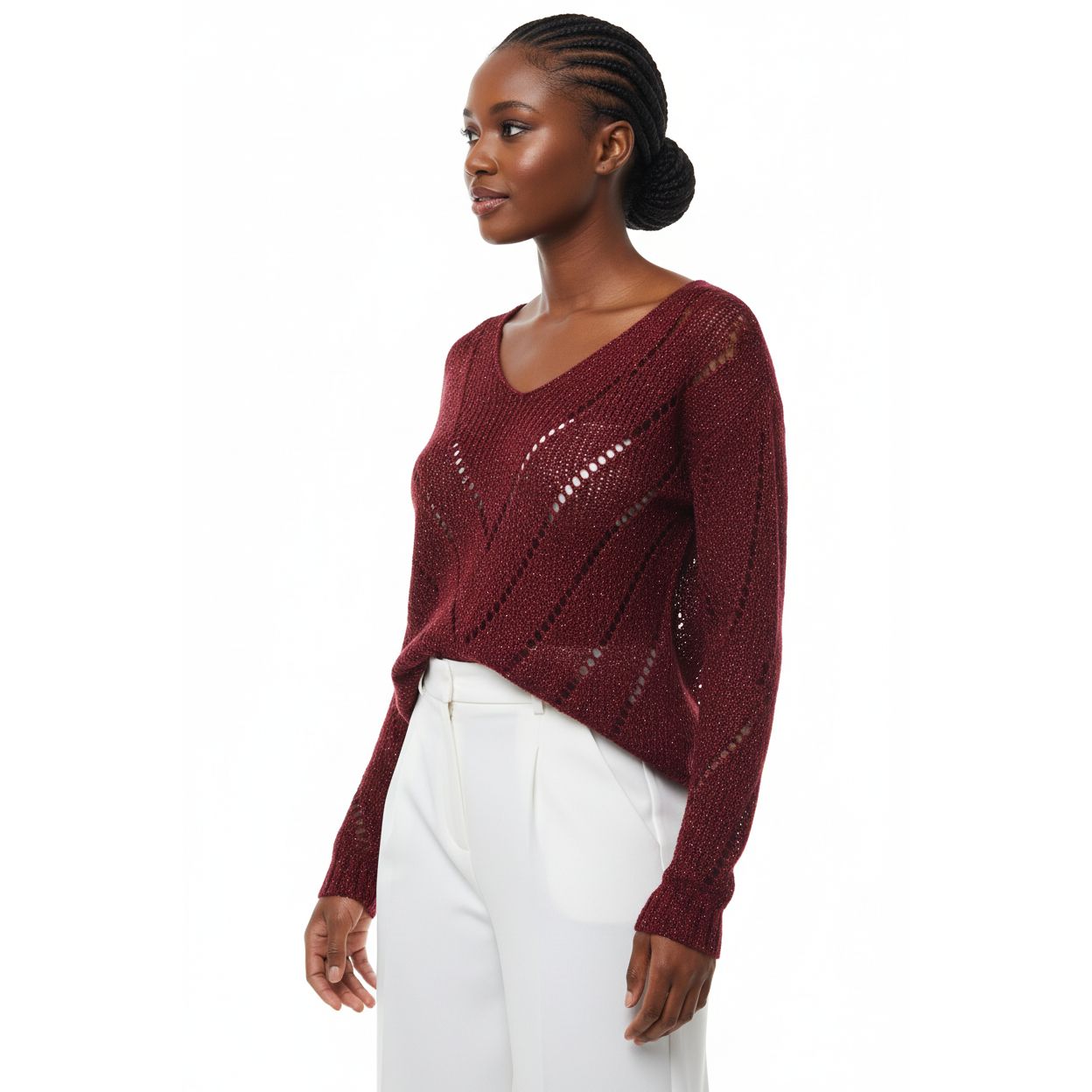 Knitted Round Neck Top