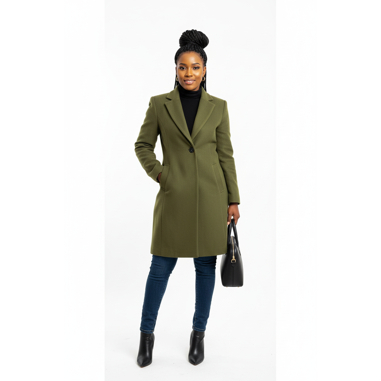 Single Button Coat