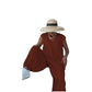 Round Neck Wide Leg Jumpsuit
